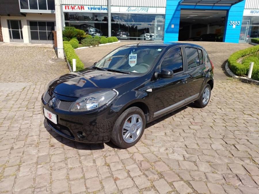 RENAULT - SANDERO - 2009/2010 - Preta - R$ 23.000,00