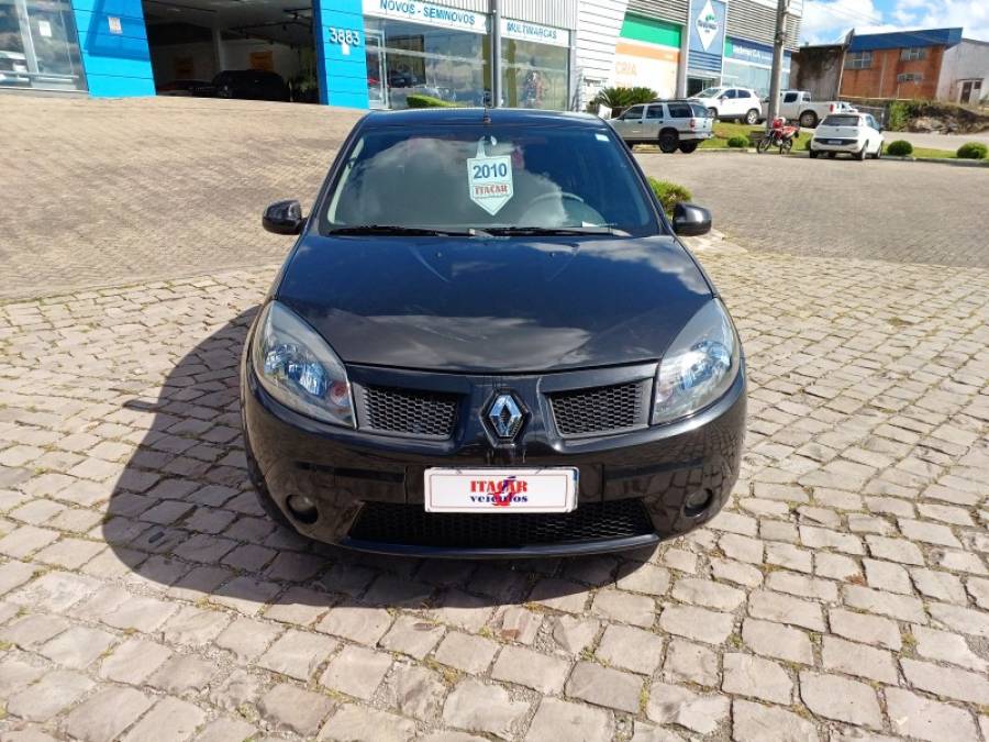 RENAULT - SANDERO - 2009/2010 - Preta - R$ 23.000,00